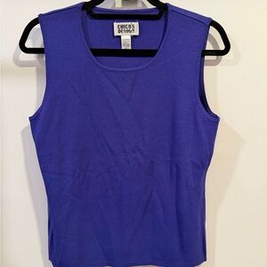 Chico's Royal Blue Sleeveless Top
